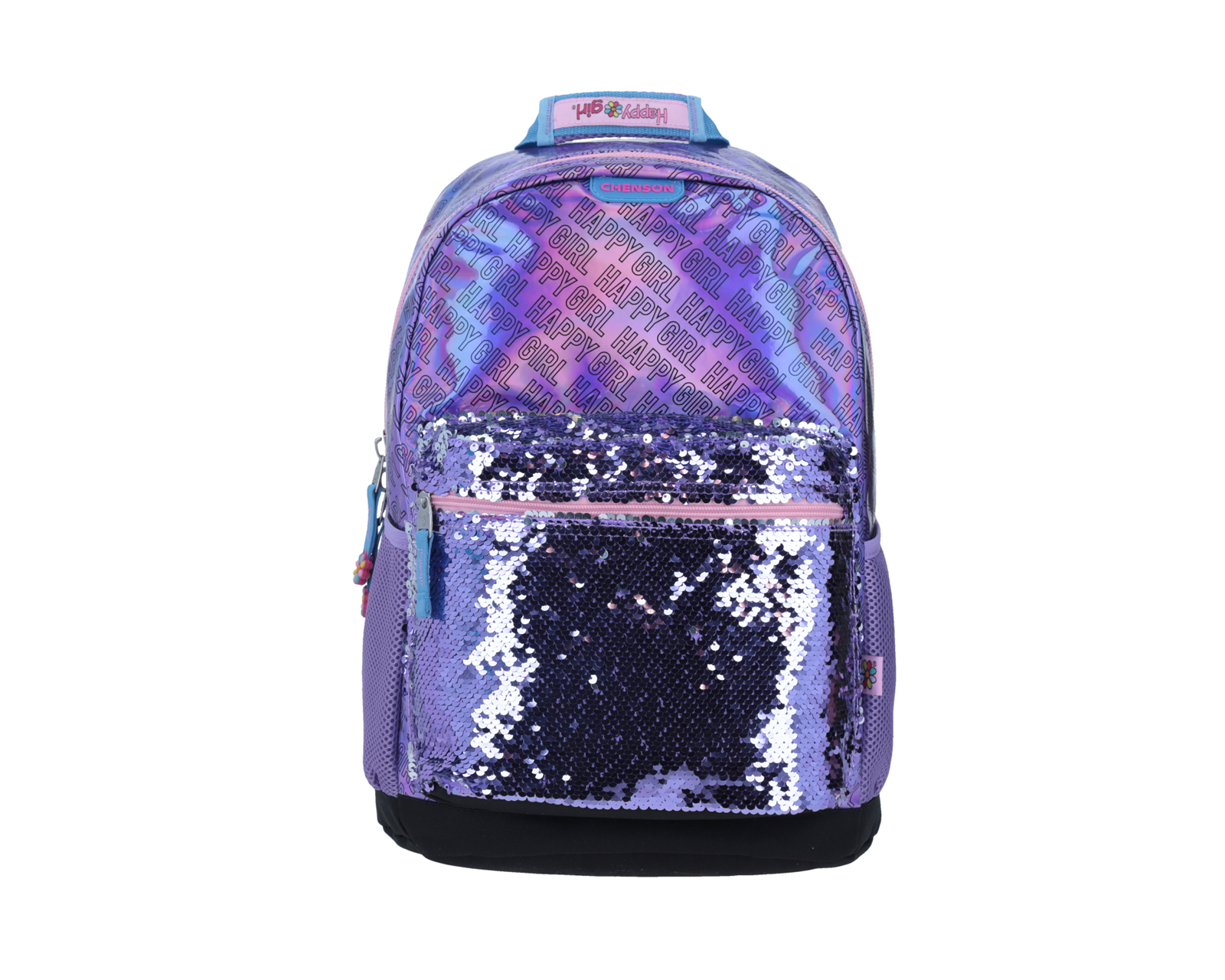 Mochila grande Chenson Happy Girl Bold morado