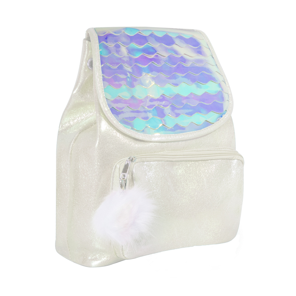 Foto 1 | Mochila Importadora La Merced FA-1105-B color Blanco Tornasol