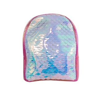 Foto 1 | Mochila Importadora La Merced FA-1108-FU color Rosa Fiusha con Escamas de Sirena