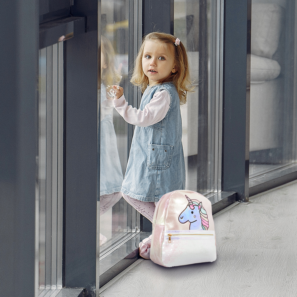 Foto 4 pulgar | Mochila Importadora La Merced Fa1100b color Blanco para Niña