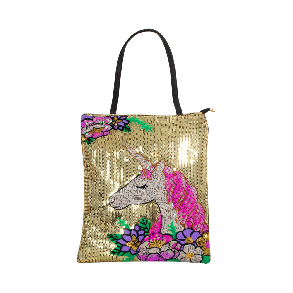 Bolsa Importadora La Merced Fa1200d color Dorado para Mujer