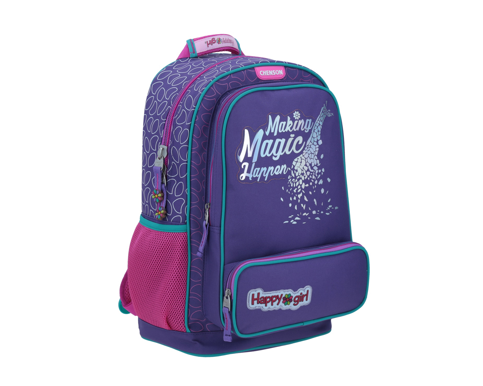 Foto 3 pulgar | Mochila Grande Chenson Happy Girl Coomy color Azul