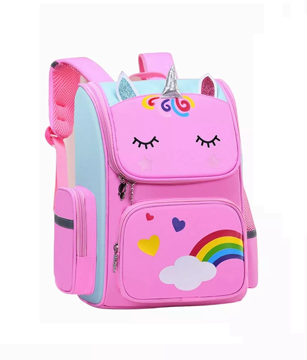 Mochila Escolar BELUG Unicornio Rosa para Niña