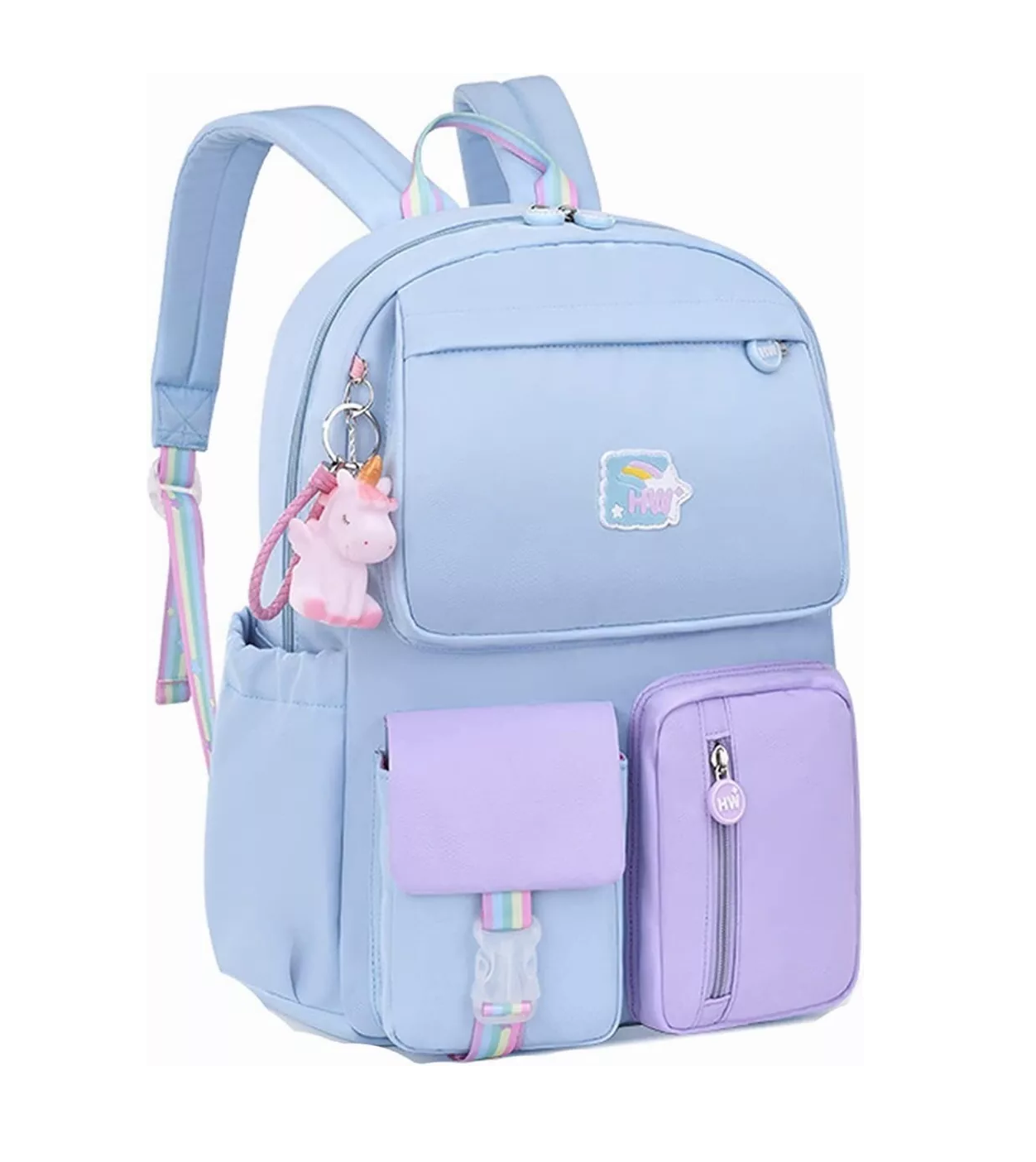 Mochila Belug Unicornio color Azul