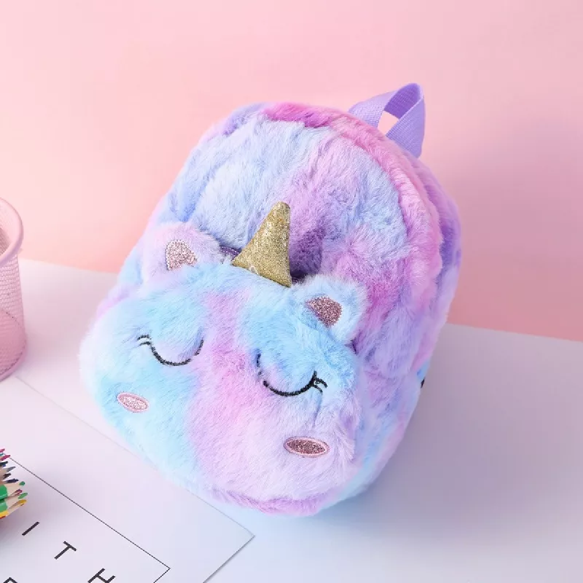 Foto 5 pulgar | Mochila Infantil Belug Unicornio Multicolor