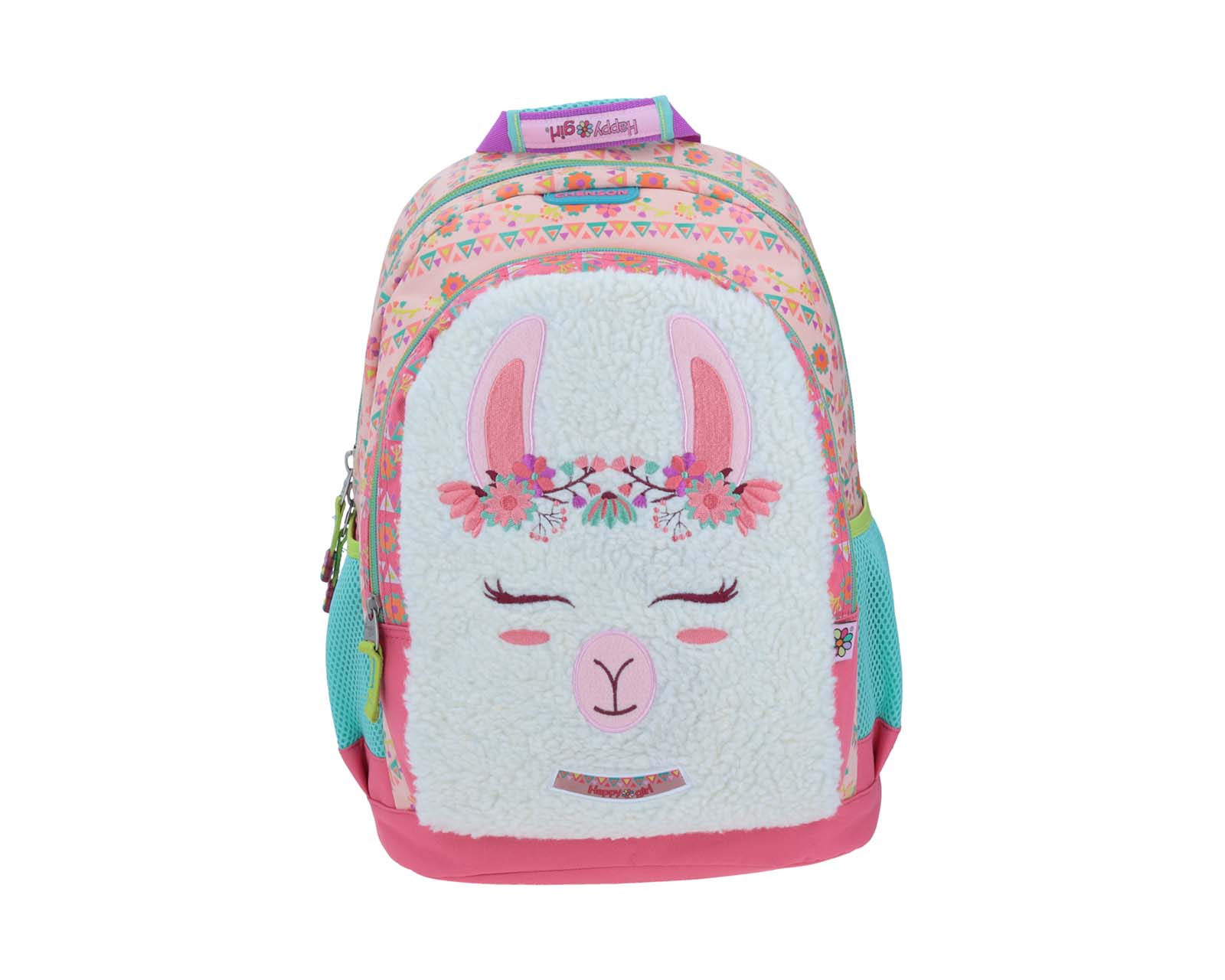 Mochila Grande Chenson Happy Girl Primaria Drama Porta Tablet de Hasta 10'' Rosa para Niña