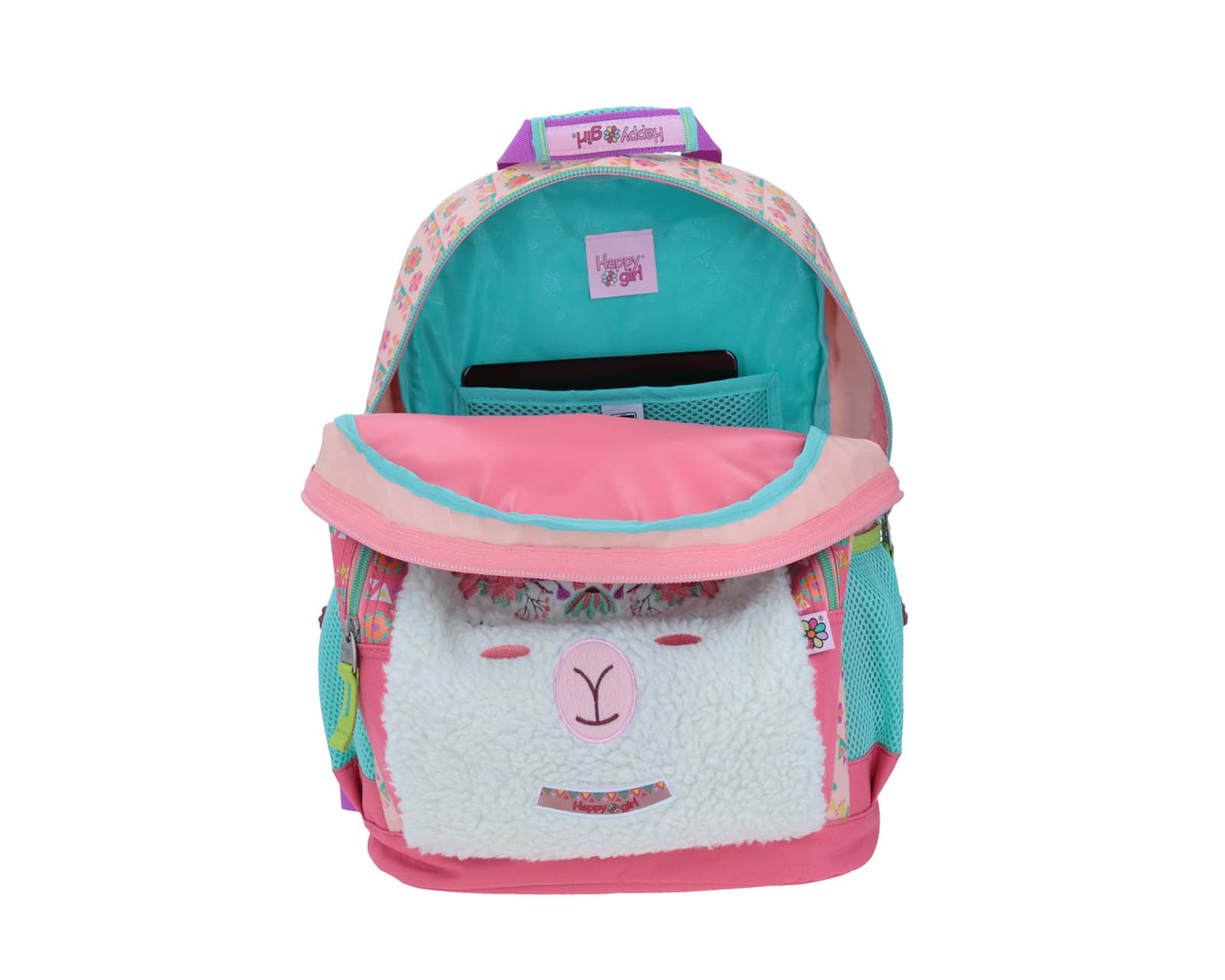 Foto 6 pulgar | Mochila Grande Chenson Happy Girl Primaria Drama Porta Tablet de Hasta 10'' Rosa para Niña