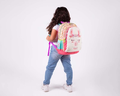 Foto 6 | Mochila Grande Chenson Happy Girl Primaria Drama Porta Tablet de Hasta 10'' Rosa para Niña
