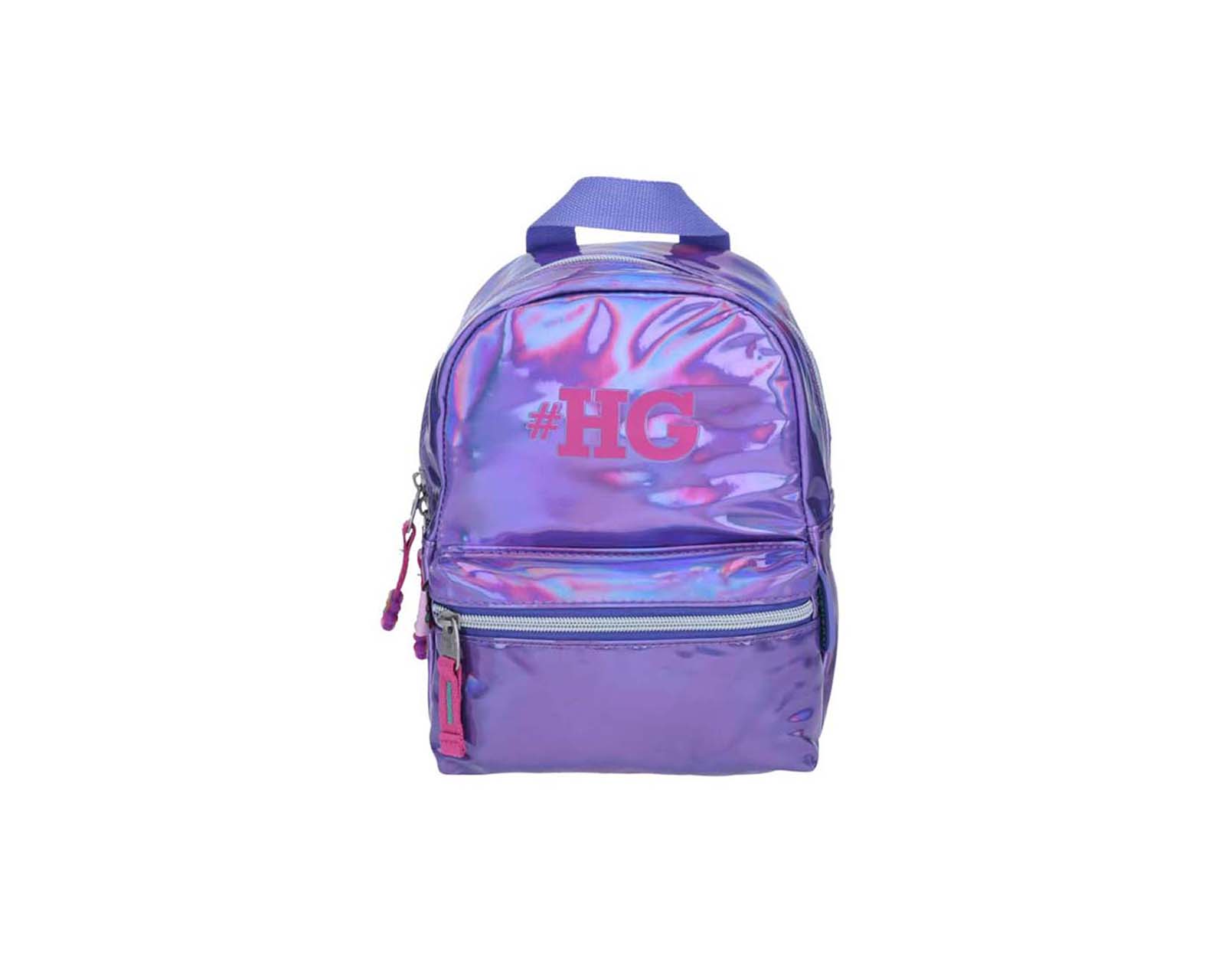 Mochila Chenson Happy Girl Discolight color Púrpura