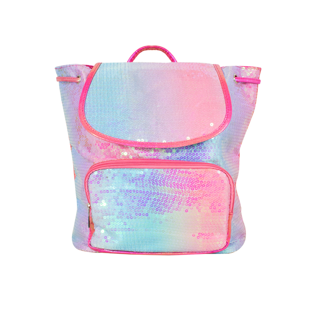 Foto 1 | Mochila Infantil con Lentejuelas Bicolor Dorsal color Fucsia Importadora La Merced