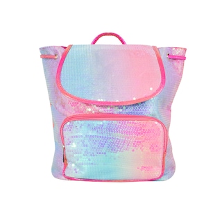Foto 1 | Mochila Infantil con Lentejuelas Bicolor Dorsal color Fucsia Importadora La Merced
