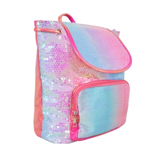 Foto 2 | Mochila Infantil con Lentejuelas Bicolor Dorsal color Fucsia Importadora La Merced