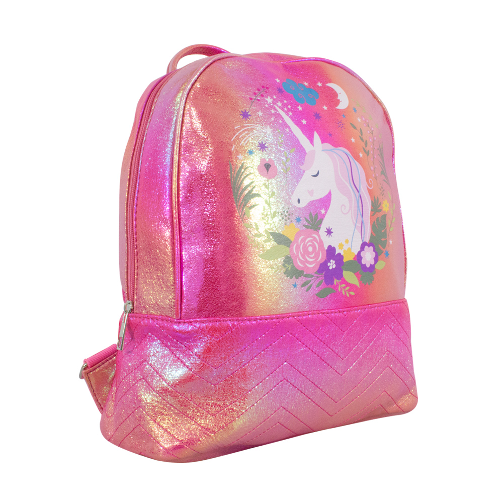 Foto 3 pulgar | Mochila Infantil de Unicornio Tornasol color Fucsia Importadora La Merced