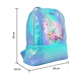 Foto 4 | Mochila Infantil de Unicornio Tornasol color Azul Importadora La Merced