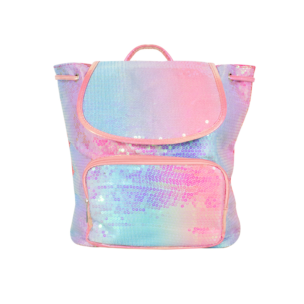 Foto 1 | Mochila Infantil con Lentejuelas Bicolor Dorsal color Rosa Importadora La Merced