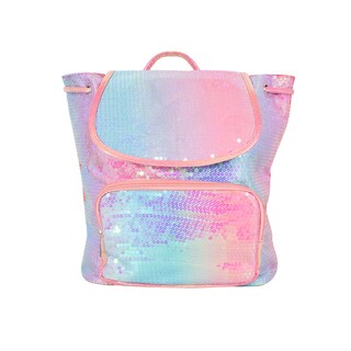 Foto 1 | Mochila Infantil con Lentejuelas Bicolor Dorsal color Rosa Importadora La Merced