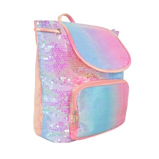 Foto 2 | Mochila Infantil con Lentejuelas Bicolor Dorsal color Rosa Importadora La Merced