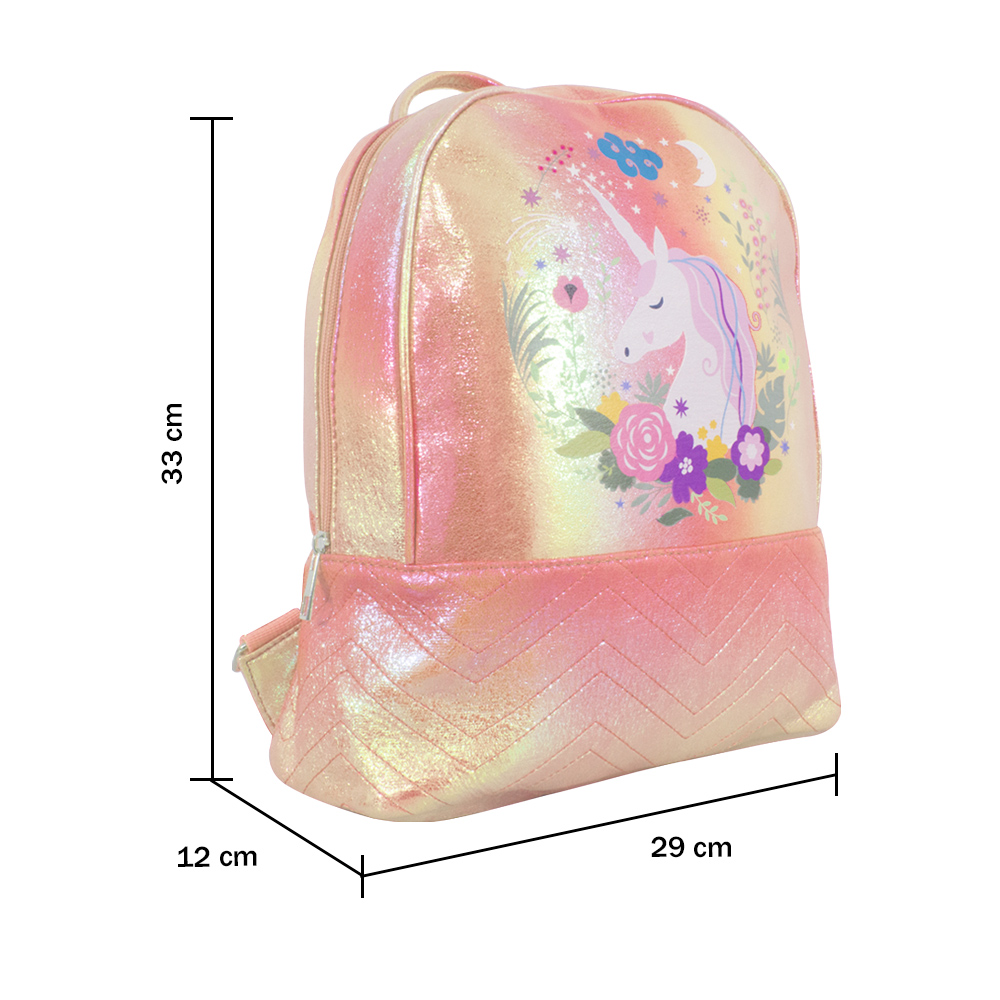 Foto 5 pulgar | Mochila Infantil de Unicornio Tornasol Importadora La Merced color Rosa