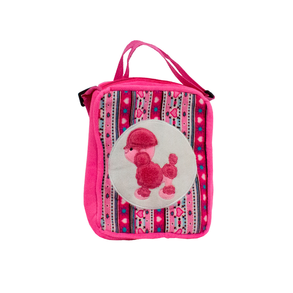 Foto 4 pulgar | Bolsa Mini de Peluche para Niña Mochila color Rosa y Morado