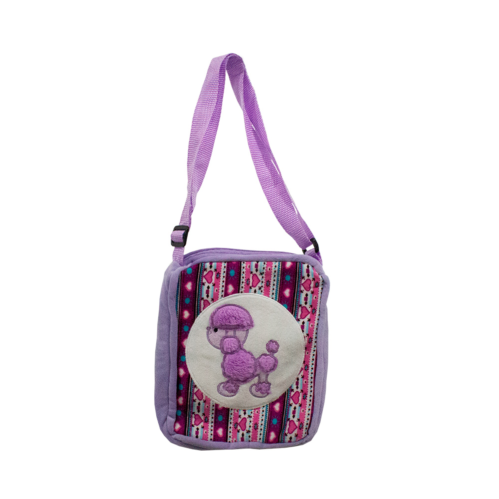 Foto 4 | Bolsa Mini de Peluche para Niña Mochila color Rosa y Morado