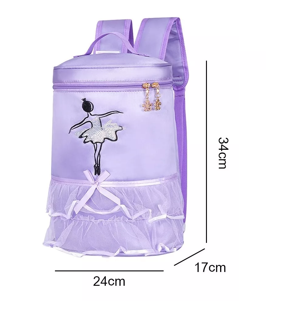 Foto 3 pulgar | Mochila de Ballet Belug color Púrpura para Niñas