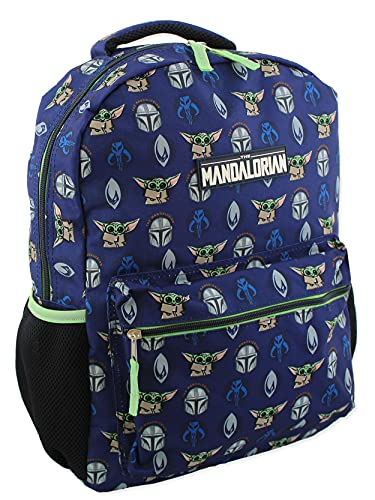 Foto 2 pulgar | Venta Internacional- Mochila Star Wars Mandelorian Baby Yoda color Azul