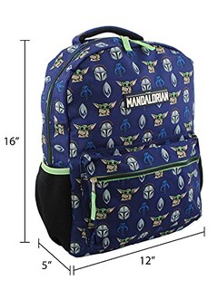 Foto 4 | Venta Internacional- Mochila Star Wars Mandelorian Baby Yoda color Azul