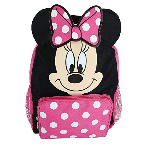 Foto 2 pulgar | Venta Internacional- Mochila Escolar Minnie Mouse Cara Grande De 12'' Multicolor