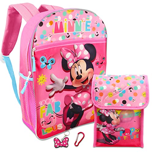 Foto 2 pulgar | Venta Internacional- Mochila con Lonchera de Disney Minnie Mouse Multicolor para Niñas