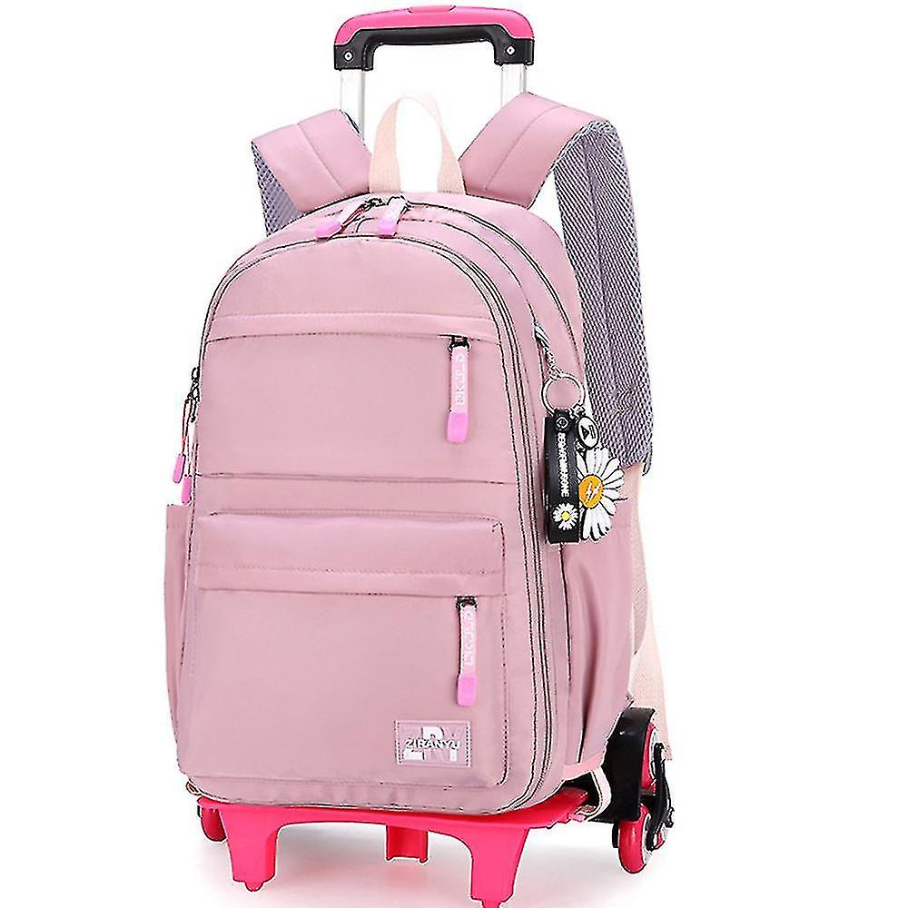 Venta Internacional - Mochila con Ruedas Huoguo color Rosa