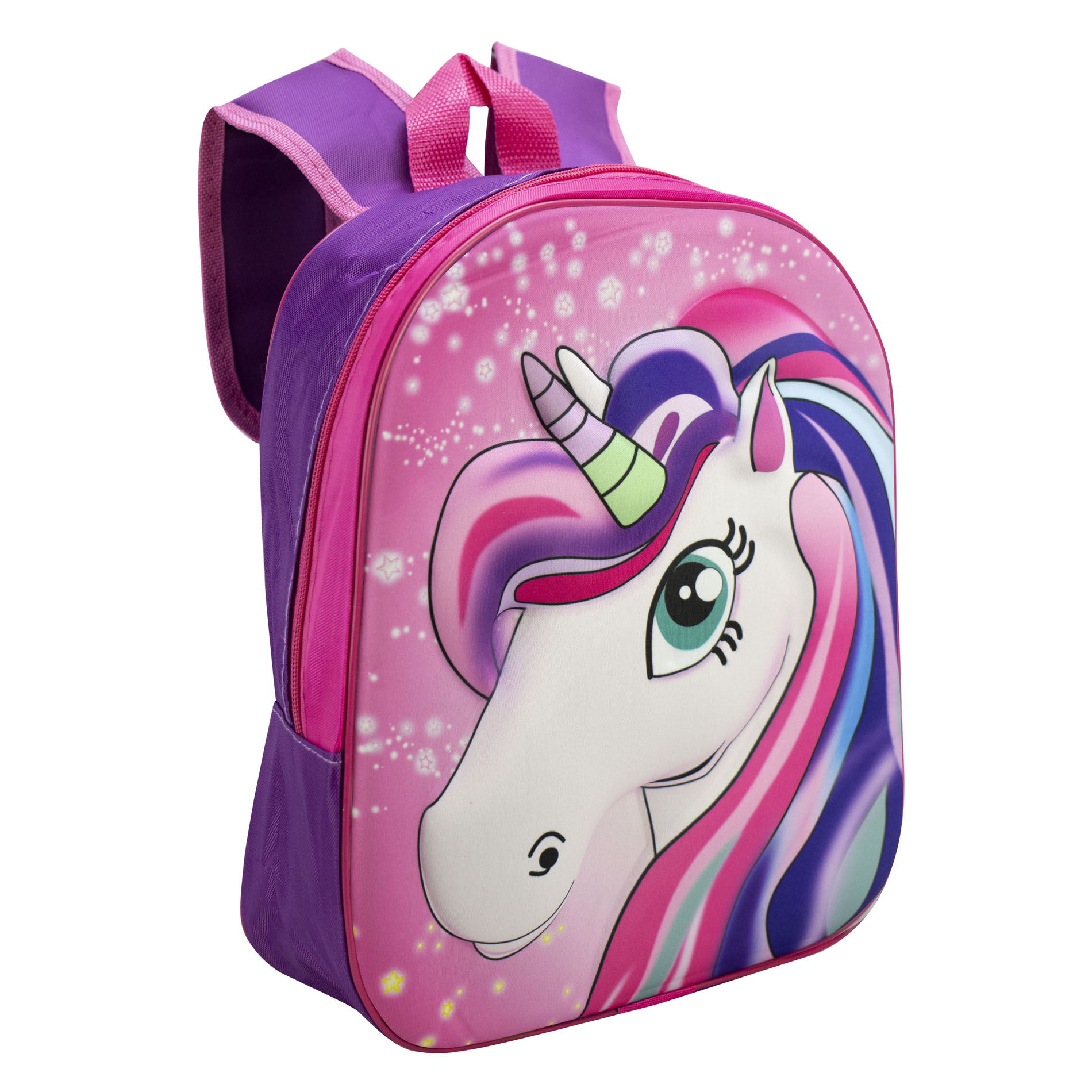 Foto 3 pulgar | Mochila Unisex Morado  Unicornio Multicolor Sintetico Kinder Nueva Imagen