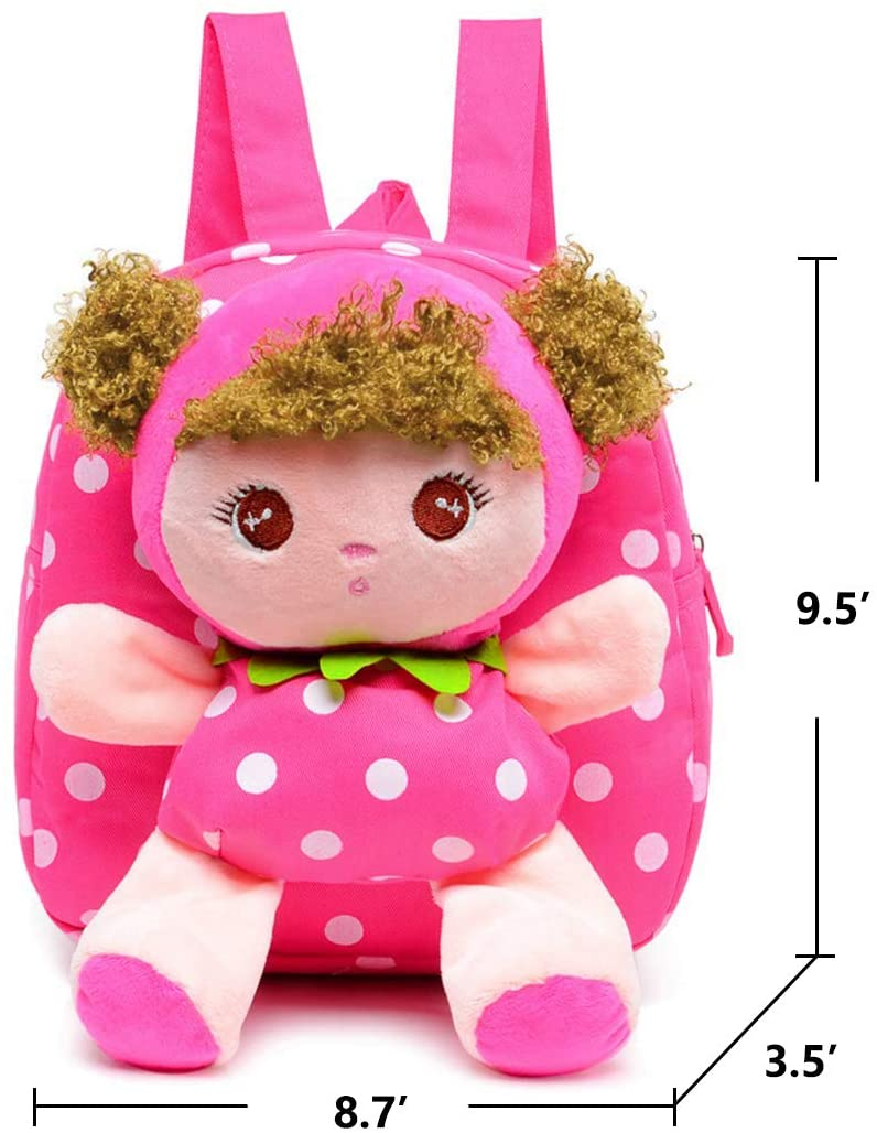 Foto 4 pulgar | Venta Internacional- Mochila Infantil de Peluche color Rosa