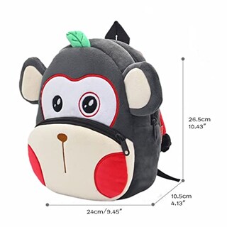 Foto 3 | Venta Internacional- Mochila para Niños Ladyzone Zoo Adorable Bolso Felpa Dibujos Tamaño 10'' Preescolar