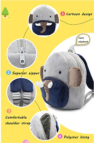 Foto 6 pulgar | Venta Internacional-Mochila de Peluche Ladyzone color Gris para Niño