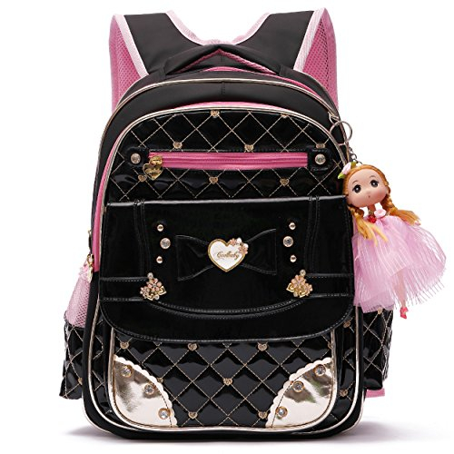 Venta Internacional- Mochila color Negro para Niña