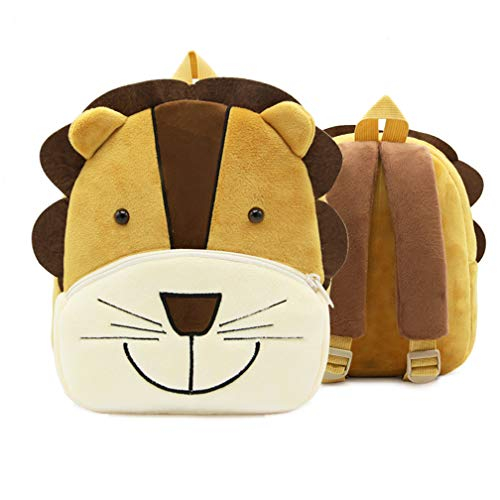 Venta Internacional-Mochila de Peluche Ladyzone de León color Café para Niño