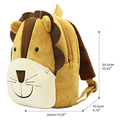 Foto 4 pulgar | Venta Internacional-Mochila de Peluche Ladyzone de León color Café para Niño