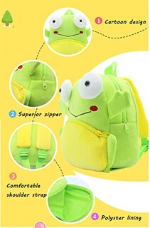 Foto 5 | Venta Internacional- Mochila Infantil Diseño de Rana