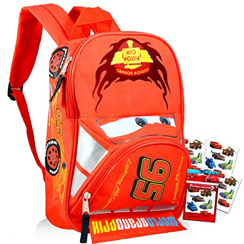 Foto 2 pulgar | Venta Internacional- Mochila Mini Disney Cars para Niños y Niñas 12'' de Rayo Mcqueen con Pegatinas