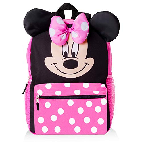 Foto 2 pulgar | Venta Internacional- Mochila Minnie Mouse Grande Escolar 14'' Premium con Orejas 3D y Lazo Inflado