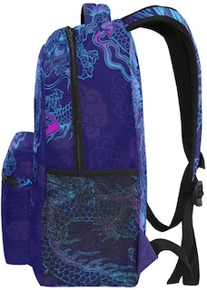 Foto 5 | Venta Internacional-Mochila Escolar Blueangle color Azul