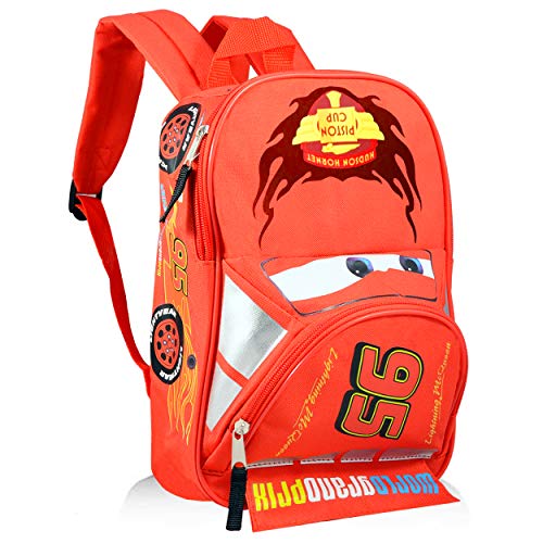 Venta Internacional- Mochila de Disney Cars con Lonchera para Preescolar para Niño