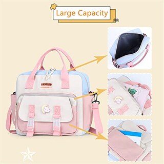 Foto 4 | Venta Internacional-Mochila Escolar Jellyea color Rosa para Niña