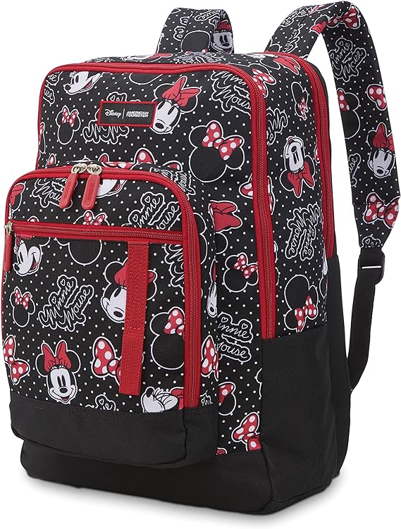 Foto 1 | Mochila Disney Tamaño Único Lazo Rojo de Minni Mouse