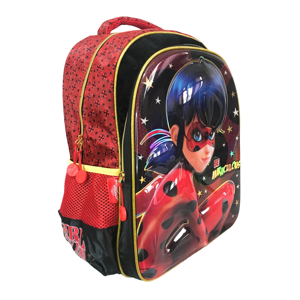 Foto 4 pulgar | Mochila Primaria Lady Bug Bug Girl Roja