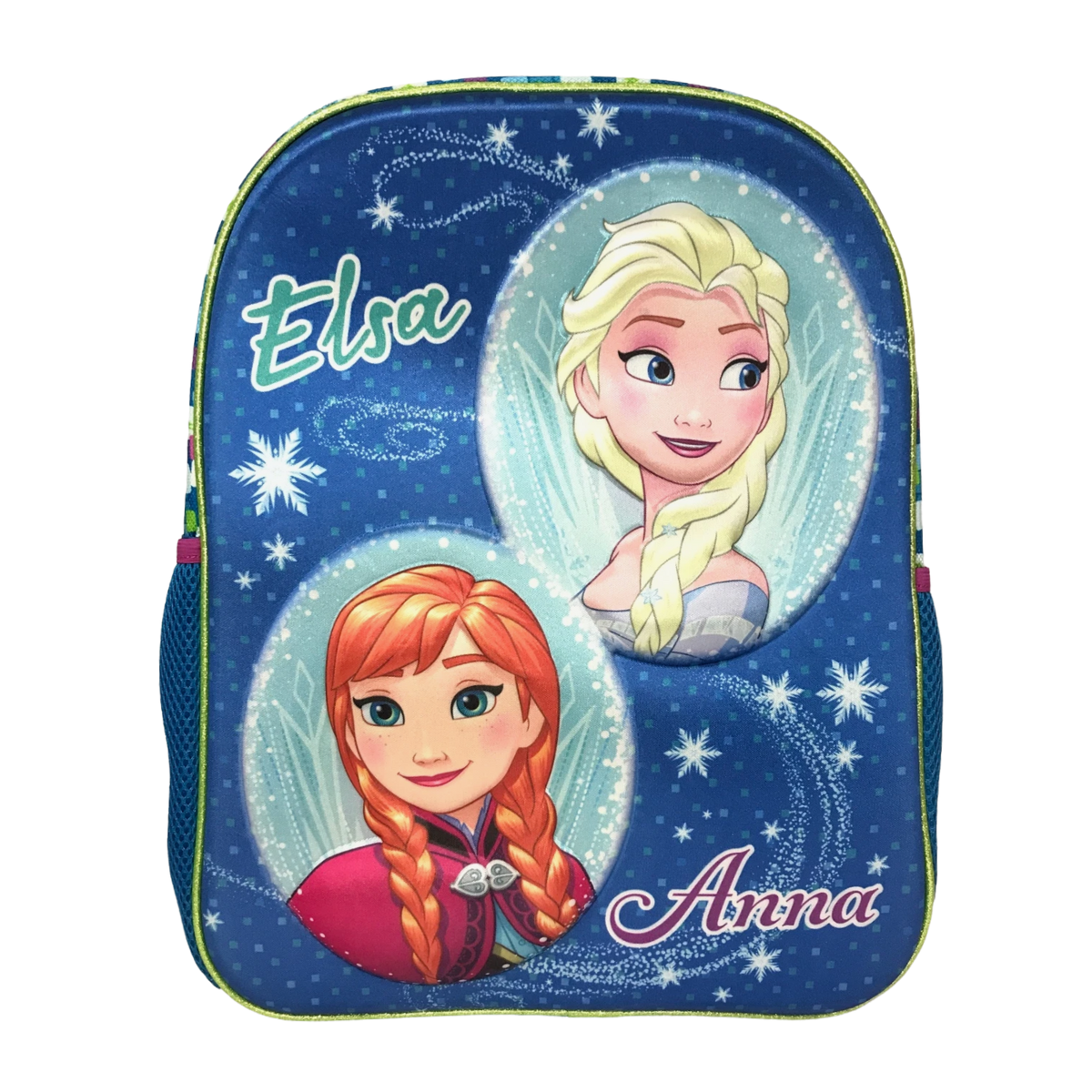 Foto 3 pulgar | Mochila Escolar Anna y Elsa + Lapicero