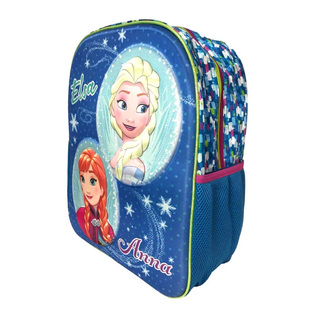 Foto 4 pulgar | Mochila Escolar Anna y Elsa + Lapicero