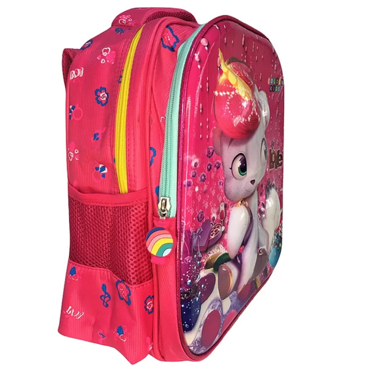 Foto 4 pulgar | Mochila Preescolar 3d Golden Kids Rosa