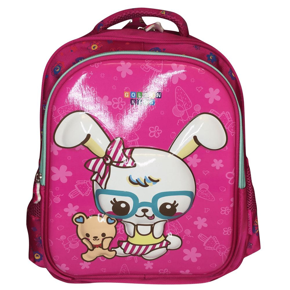 Foto 2 pulgar | Mochila Preescolar Golden Kids Df-8292 Conejo Rosa