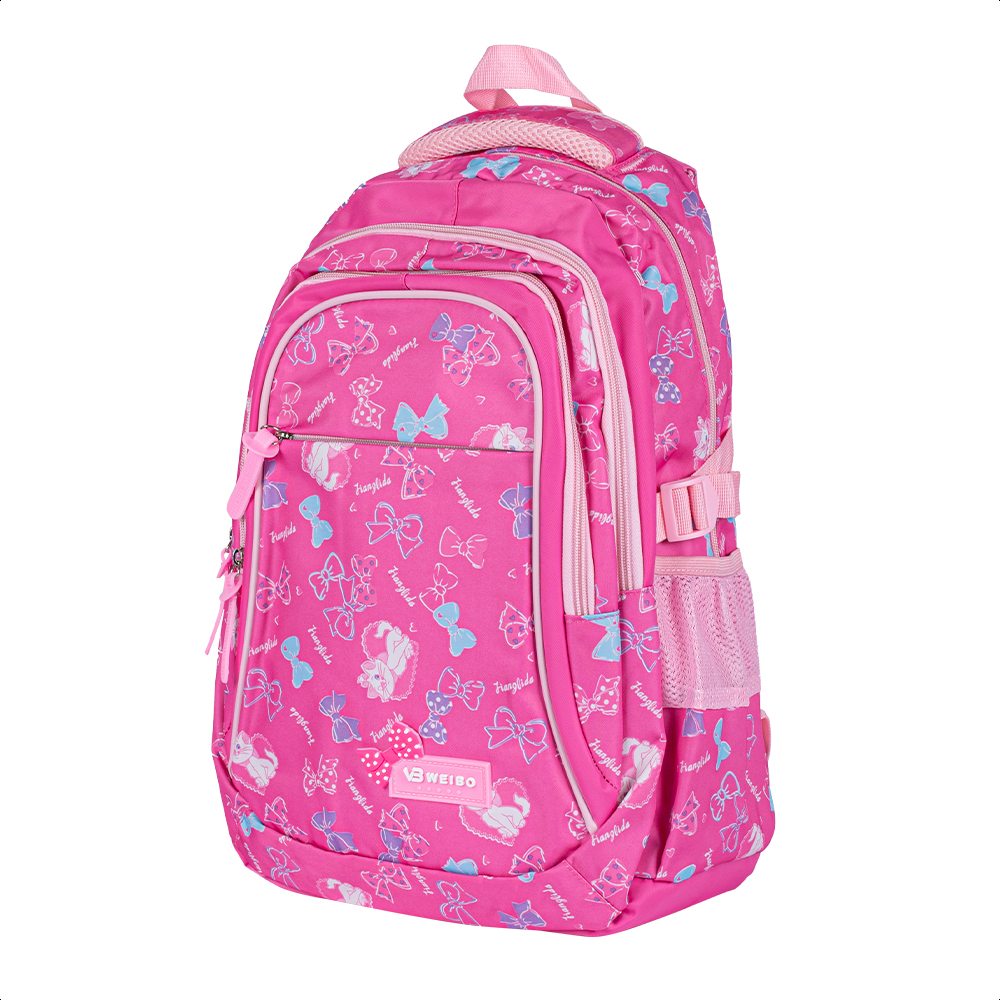 Foto 3 pulgar | Kit Escolar Mochila Lonchera Lapicera Diseño de Gato Rosa